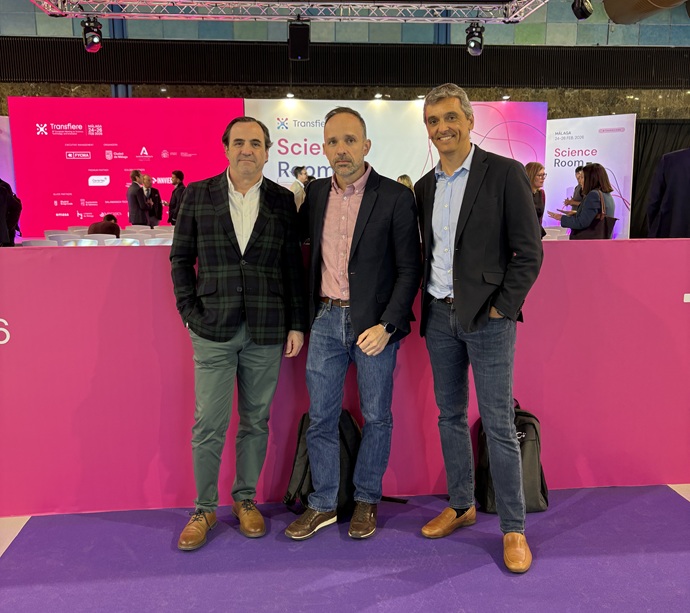 Ramón Canelo con Marco Sánchez y David Cortés en Transfiere 2026
